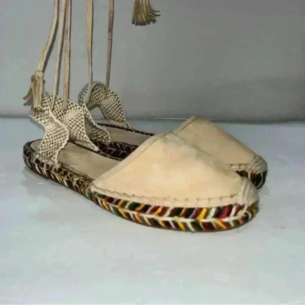 J. Crew Desert Canyon Espadrille Ankle wrap, tassel tie, Suede upper sho… ❤️